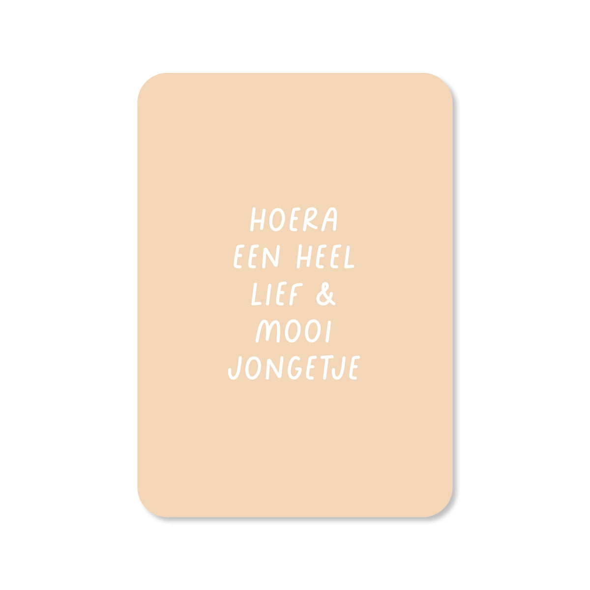 Ansichtkaart lief&mooi jongetje