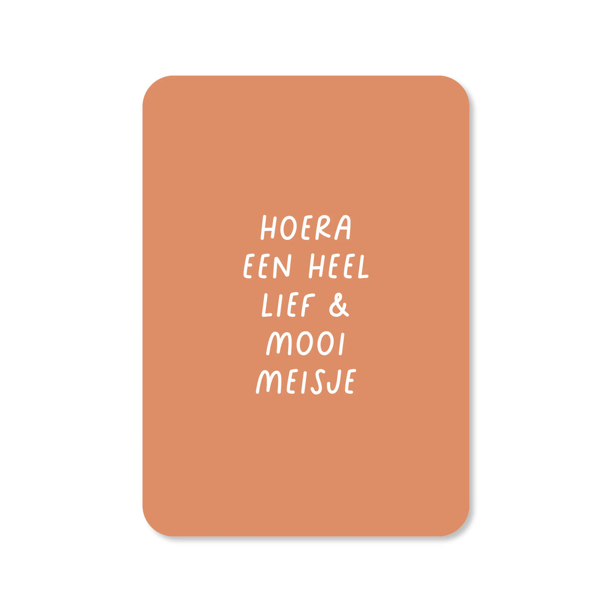 Ansichtkaart lief&mooi meisje