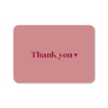 Ansichtkaart thank you