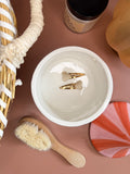 Haarspeldjes hartje beige set van 2