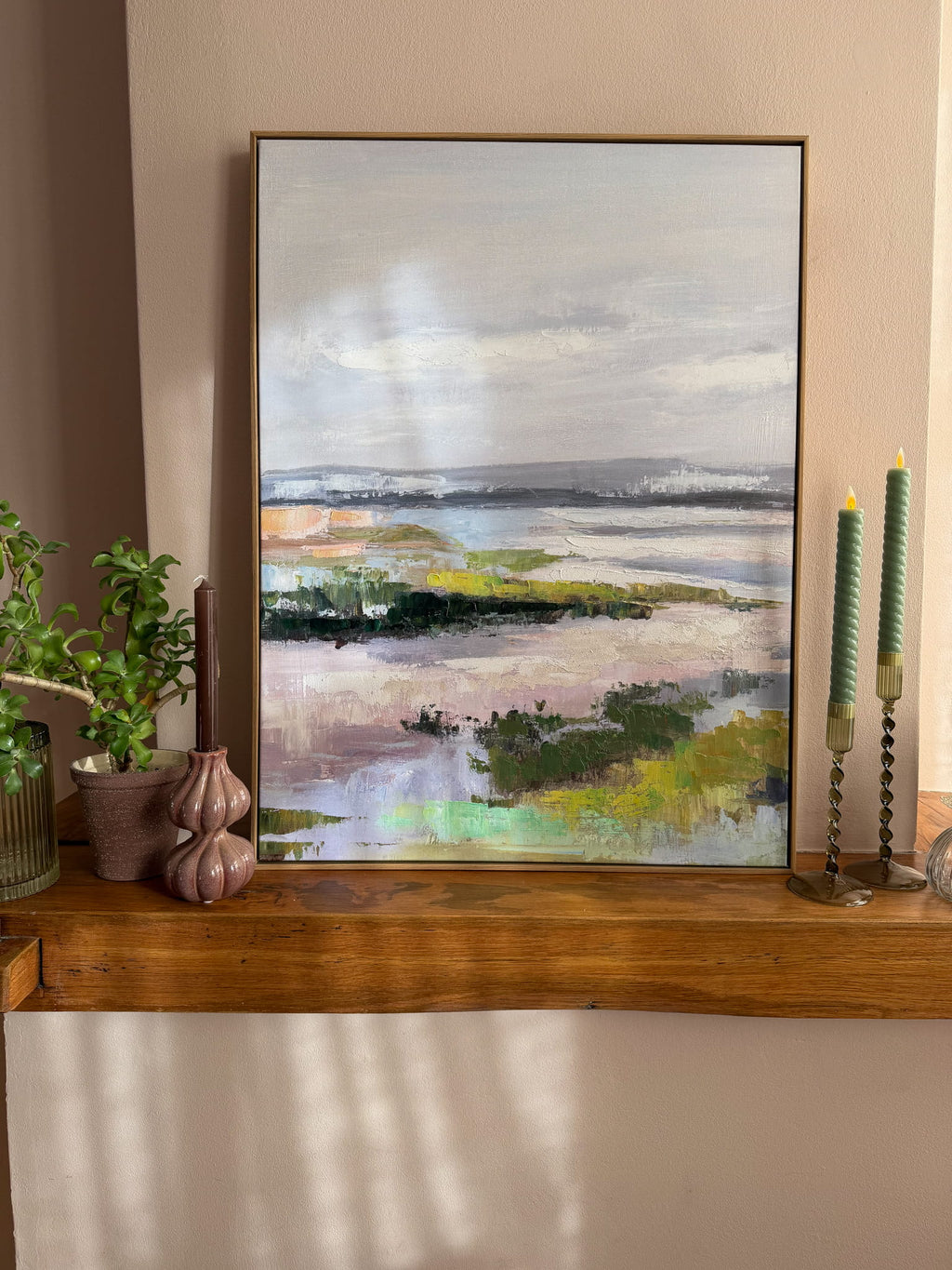 Schilderij landschap (2-luik), foto 3