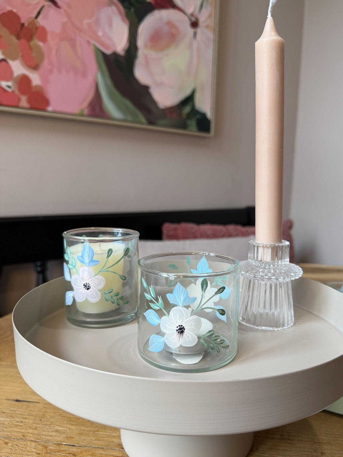 Taart plateau metaal beige, foto 2