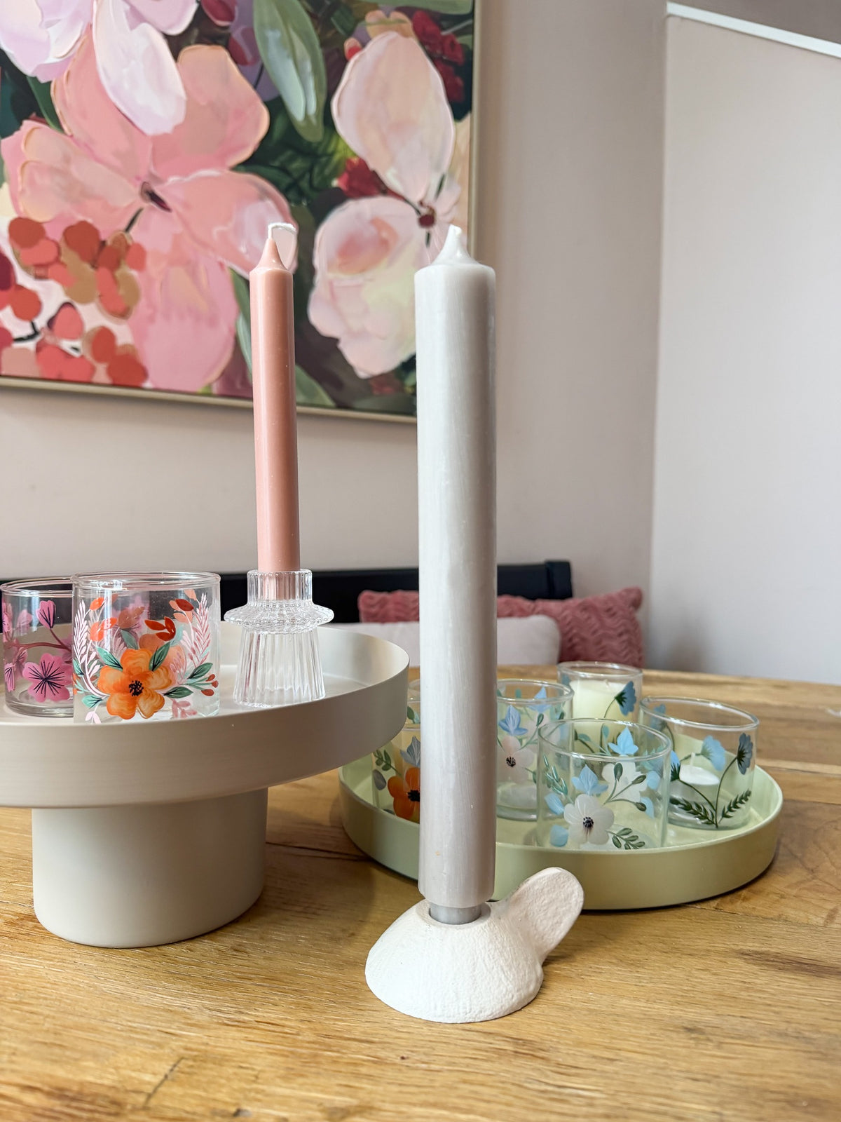 Taart plateau metaal beige, foto 3
