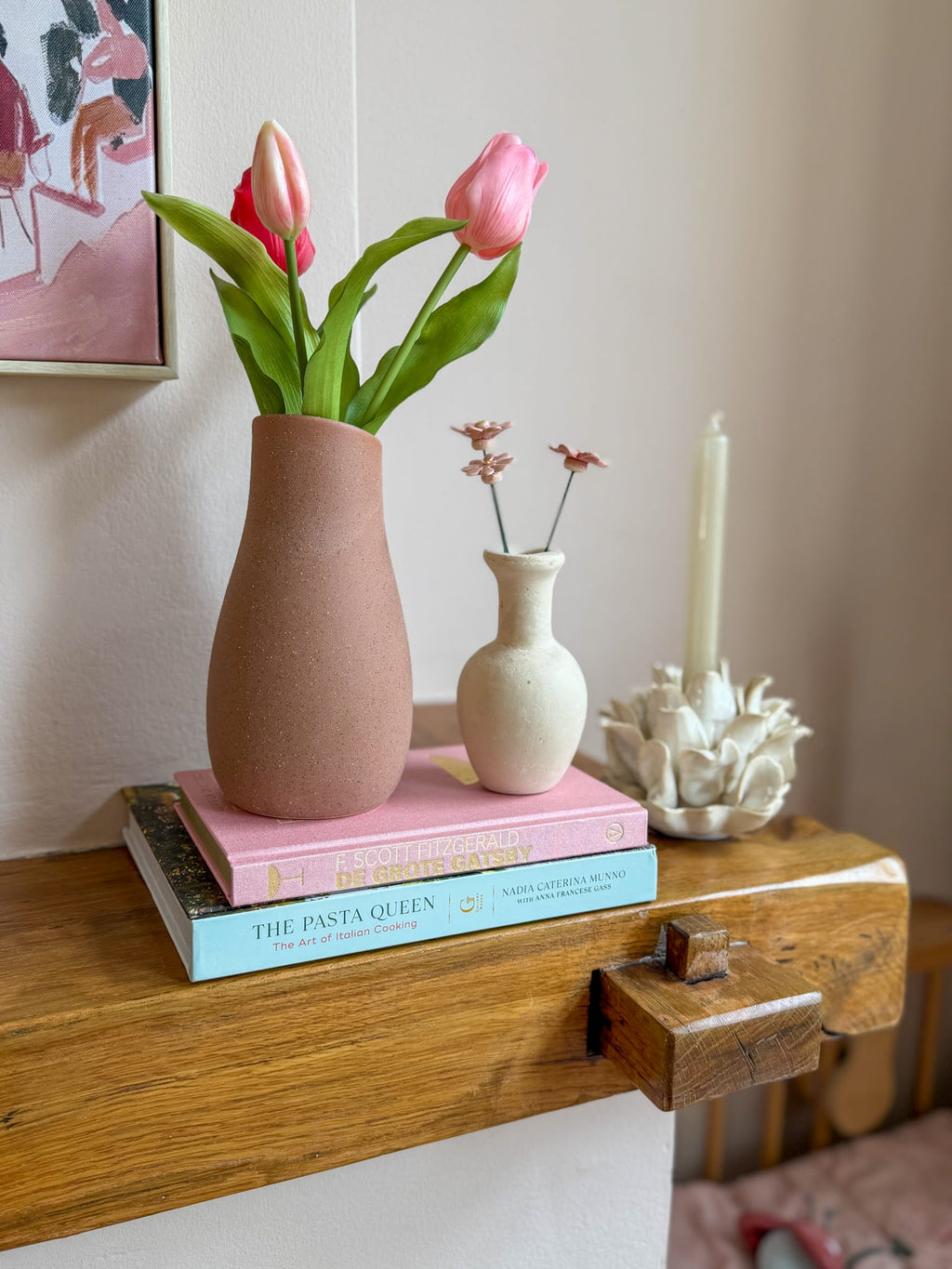 Kandelaar Phylis bloem wit, foto 3
