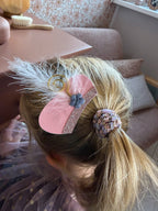 Haarclip pieten muts roze