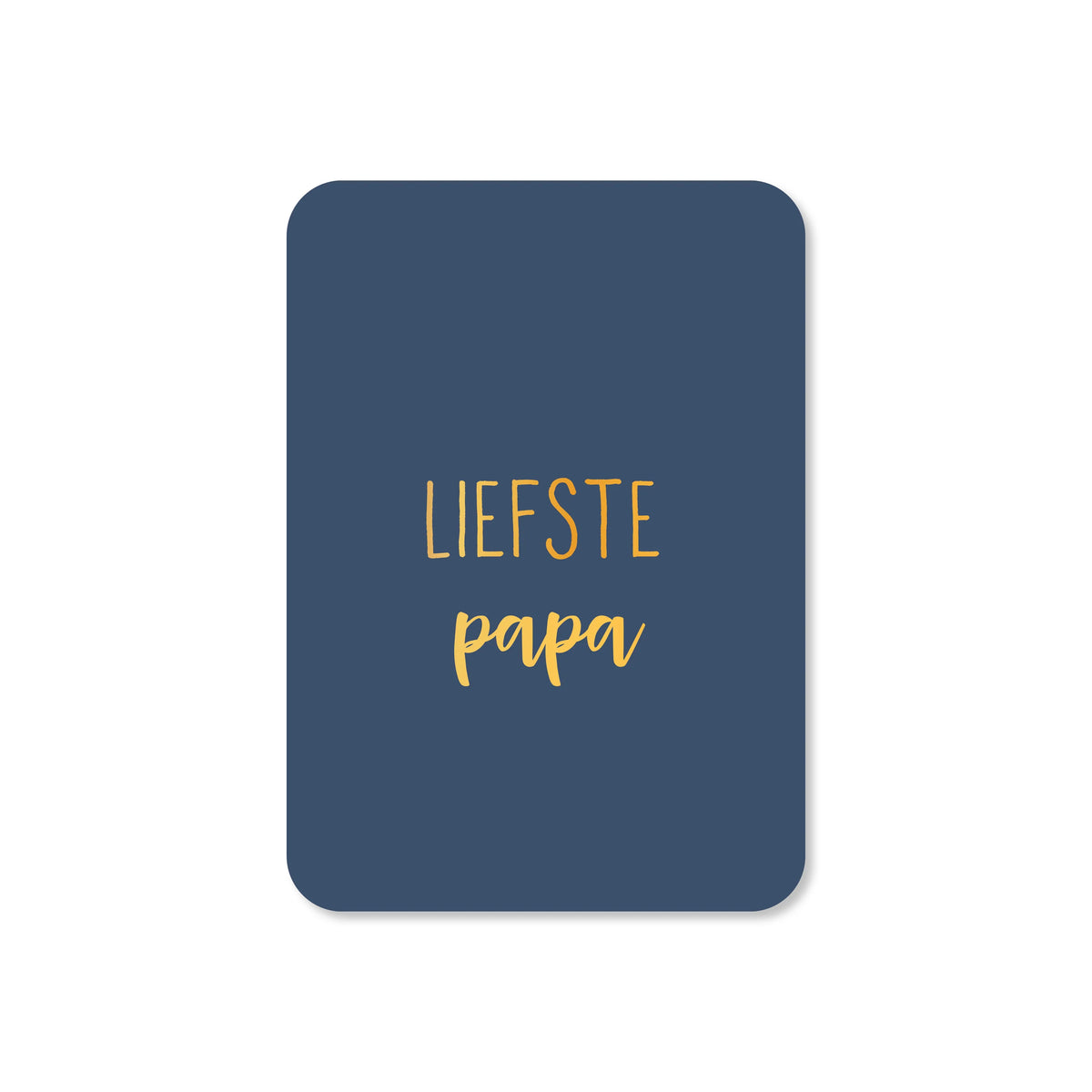 Minikaart liefste papa