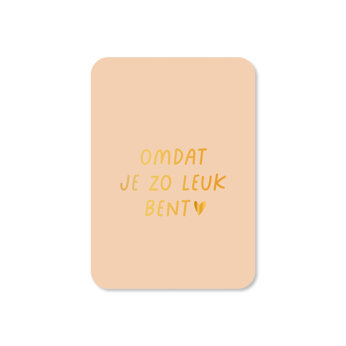 Minikaart omdat je zo leuk bent