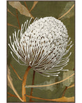 Schilderij bloem wit