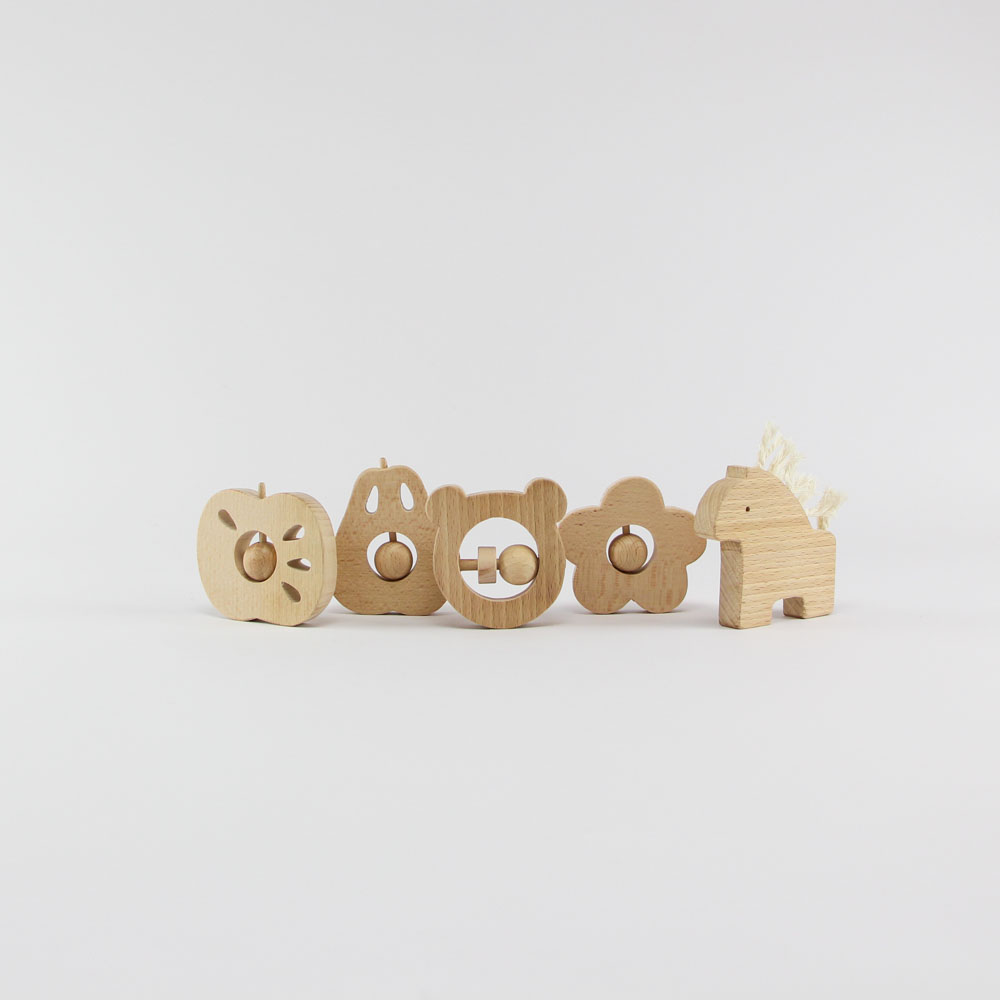 Houten speelgoed paardje - Loek s nice product foto 178 5 - 6014