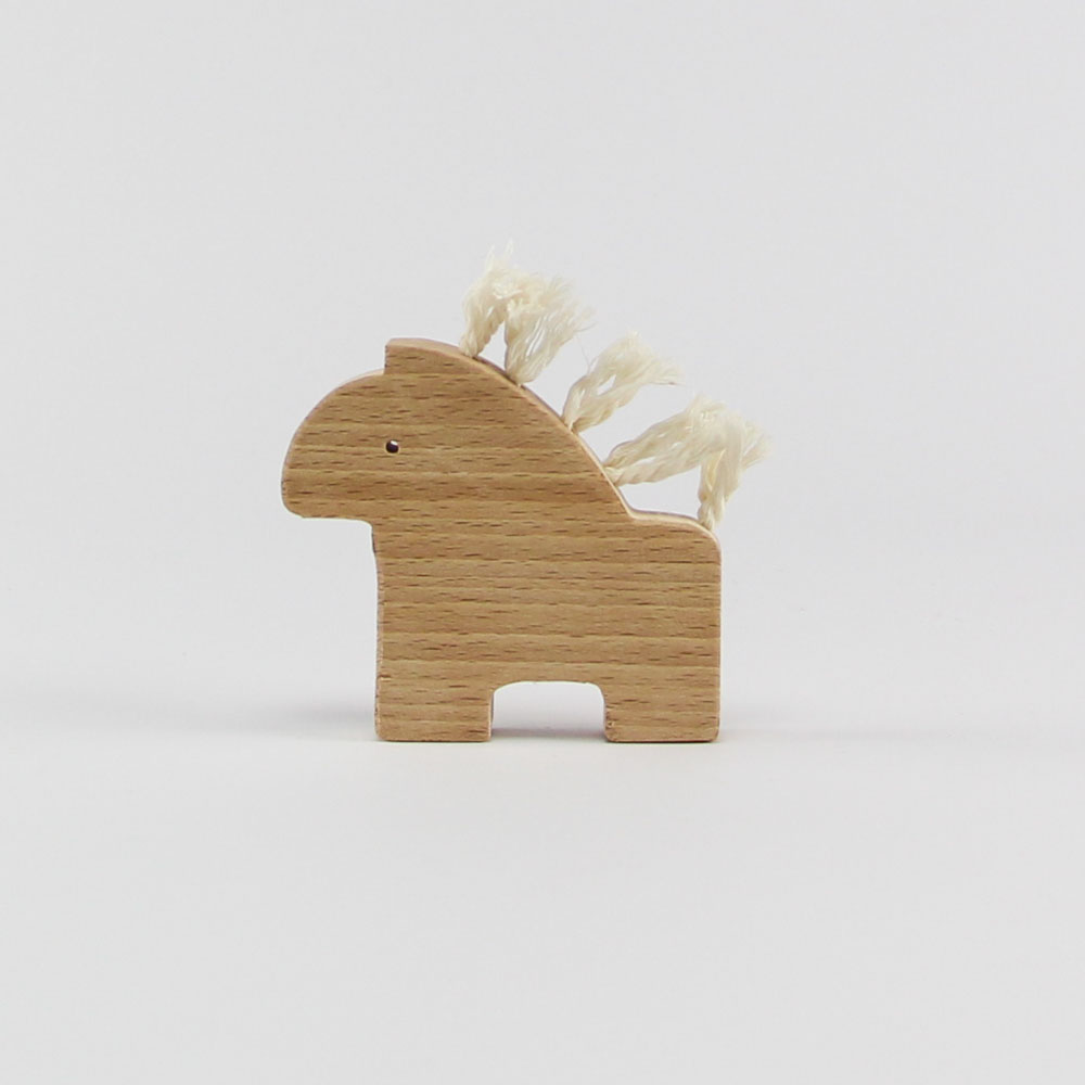 Houten speelgoed paardje - Loek s nice product foto 279 - 6014