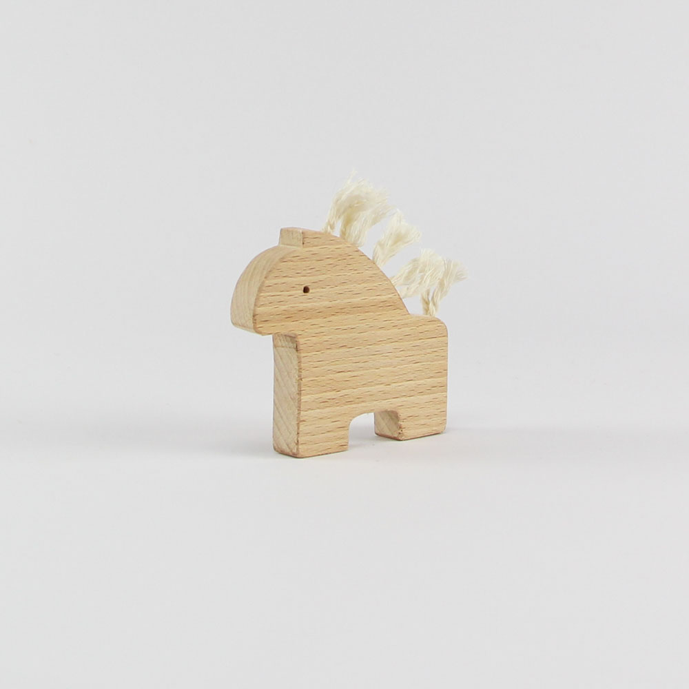 Houten speelgoed paardje - Loek s nice product foto 280 - 6014