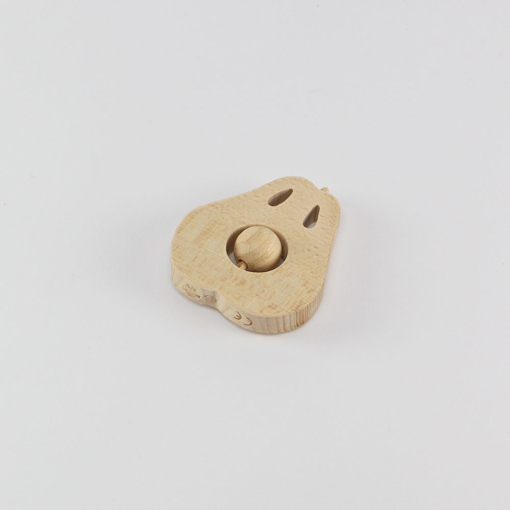 Houten rammelaar peer - Loek s nice product foto 282 - 6016