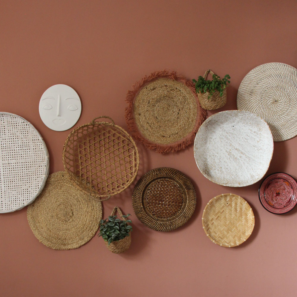 Placemat met franjes oud roze - Loek s nice product foto 292 - 1008