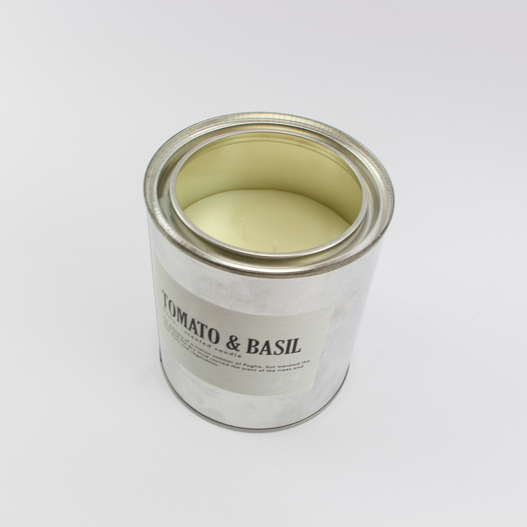 Geurkaars in blik Tomato&Basil - Loeks nice product foto 1117 - 8093