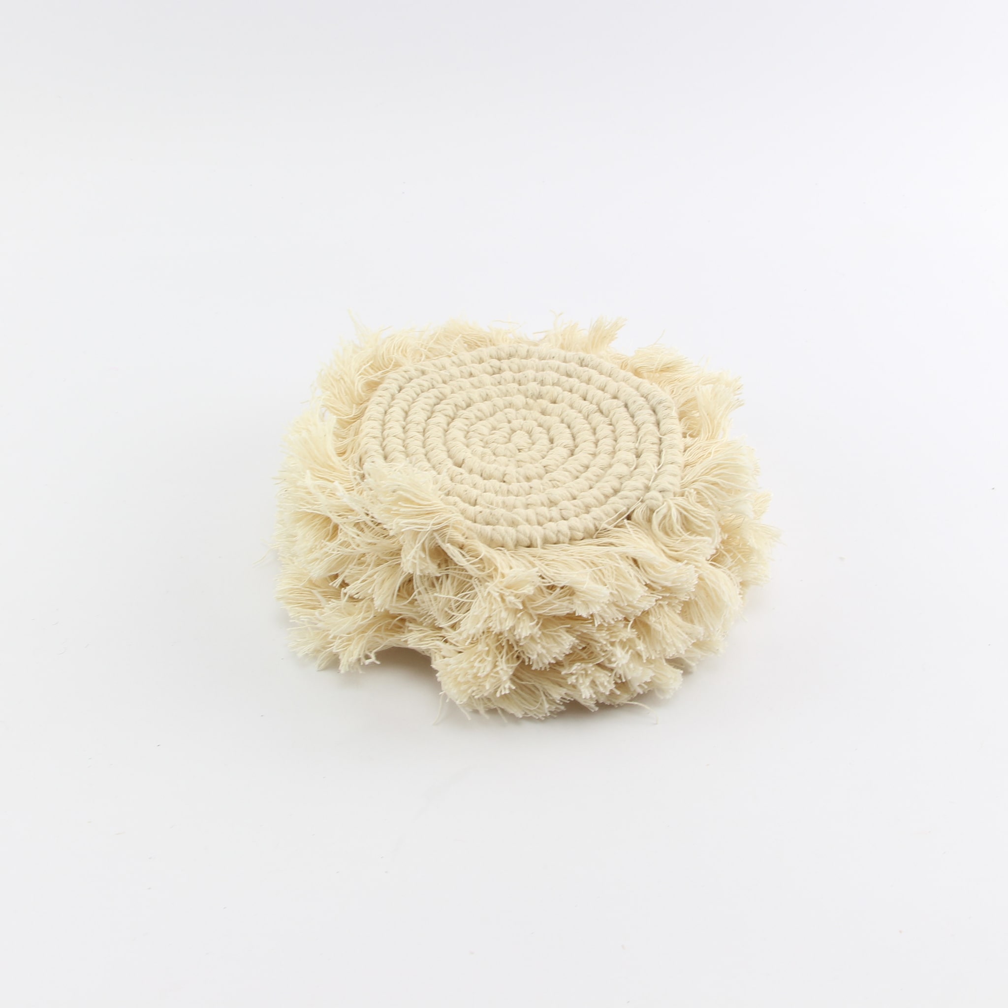 Onderzetters macram&eacute; set van 4 - Loeks nice product foto 1442 min - 1068