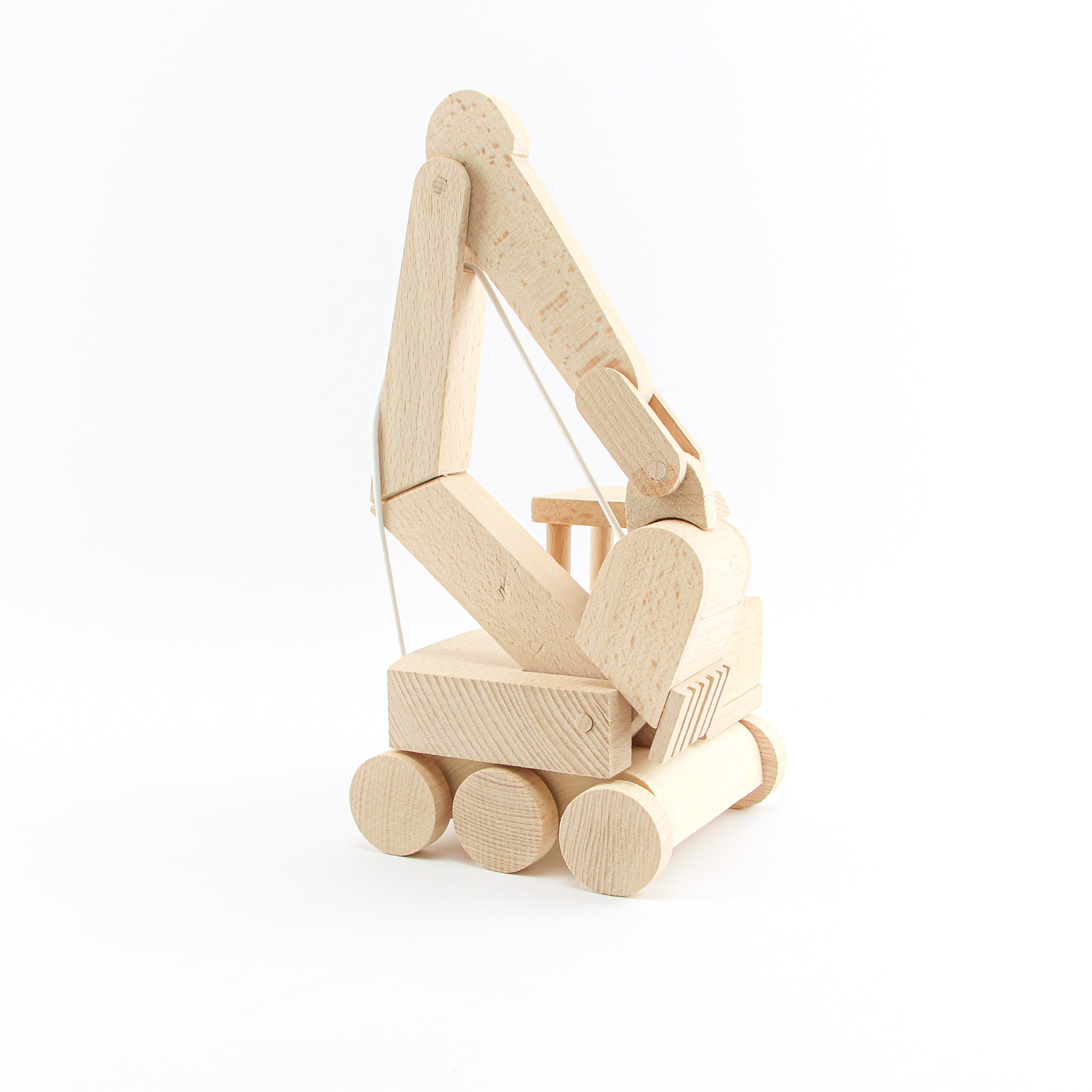 Houten graafmachine