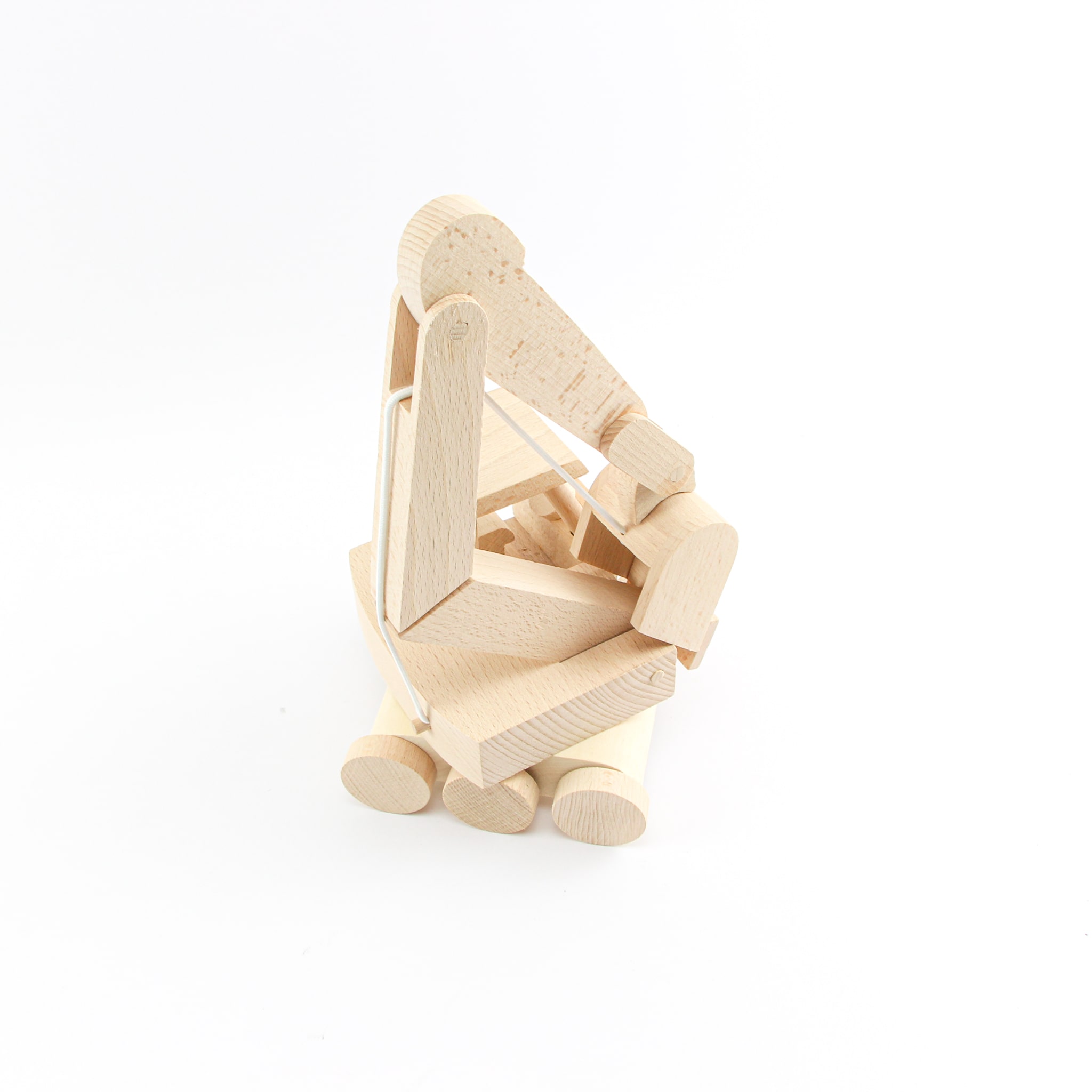 Houten graafmachine - Loeks nice product foto 1474 min - 6078