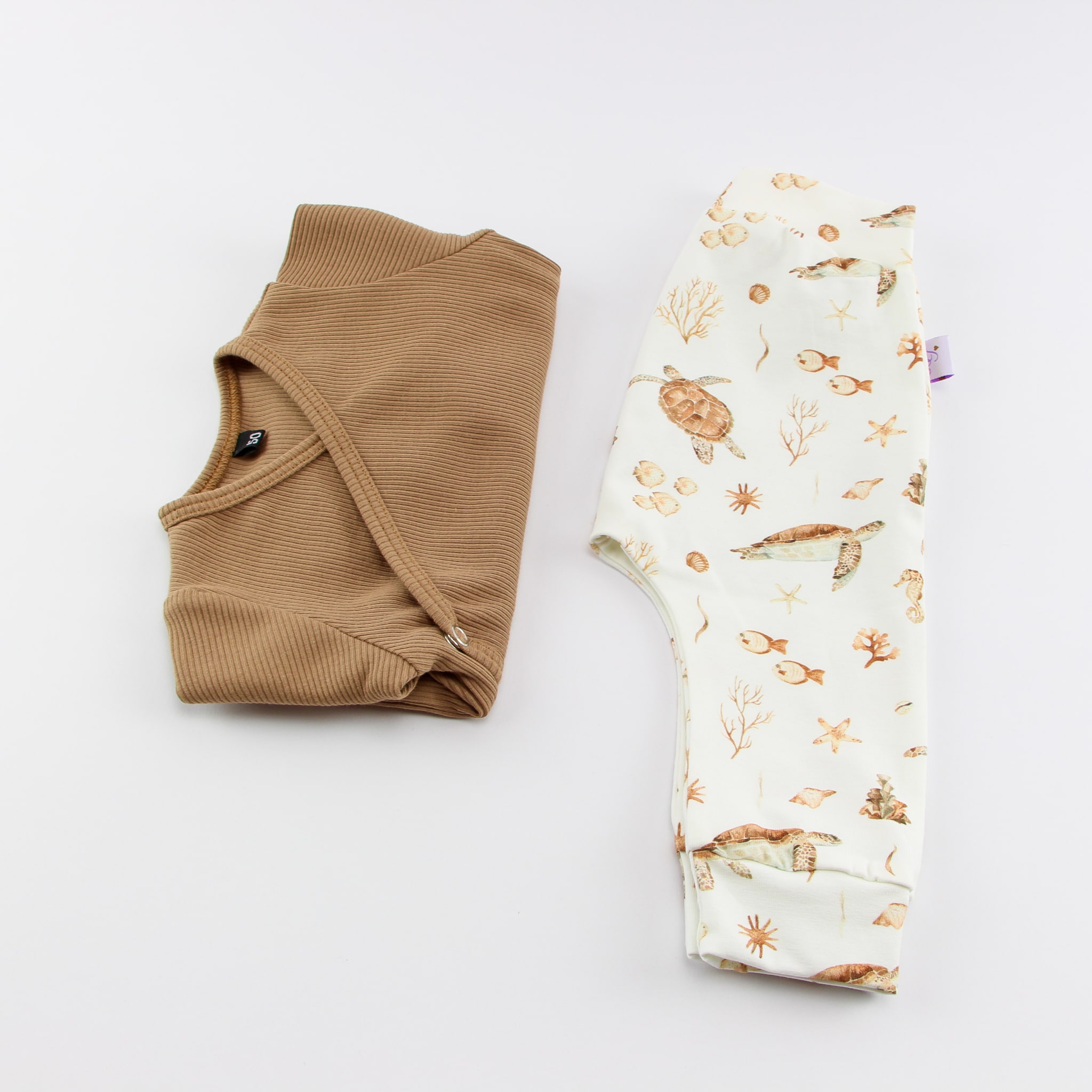 Overslagshirt bruin rib - Loeks nice product foto 1600 min - 6118