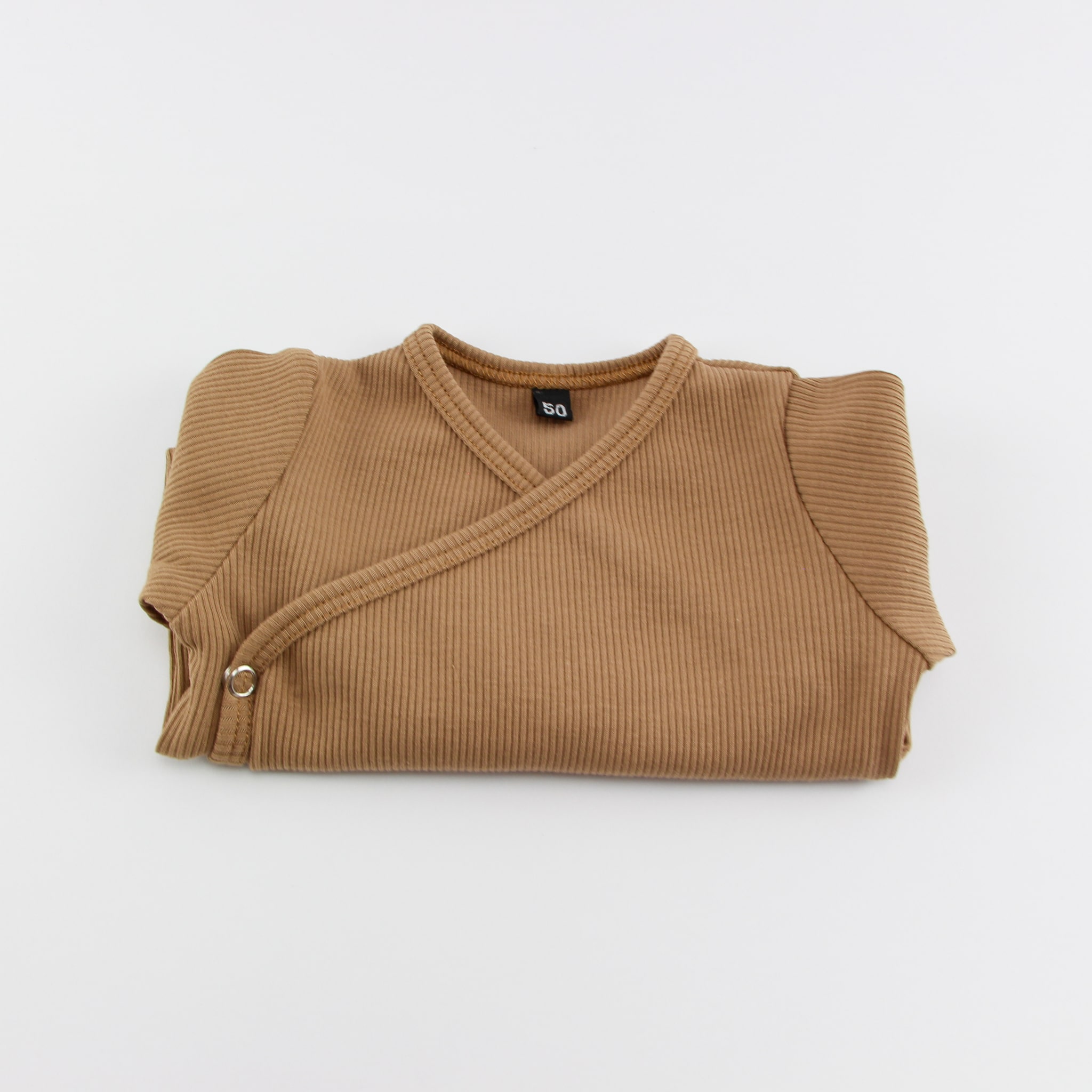 Overslagshirt bruin rib - Loeks nice product foto 1616 min 1 - 6118