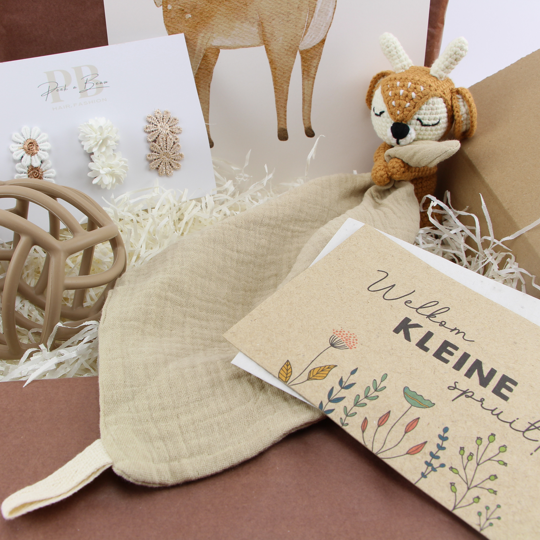 Cadeaupakket geboorte meisje - Loeks nice product foto 1687 - 9009