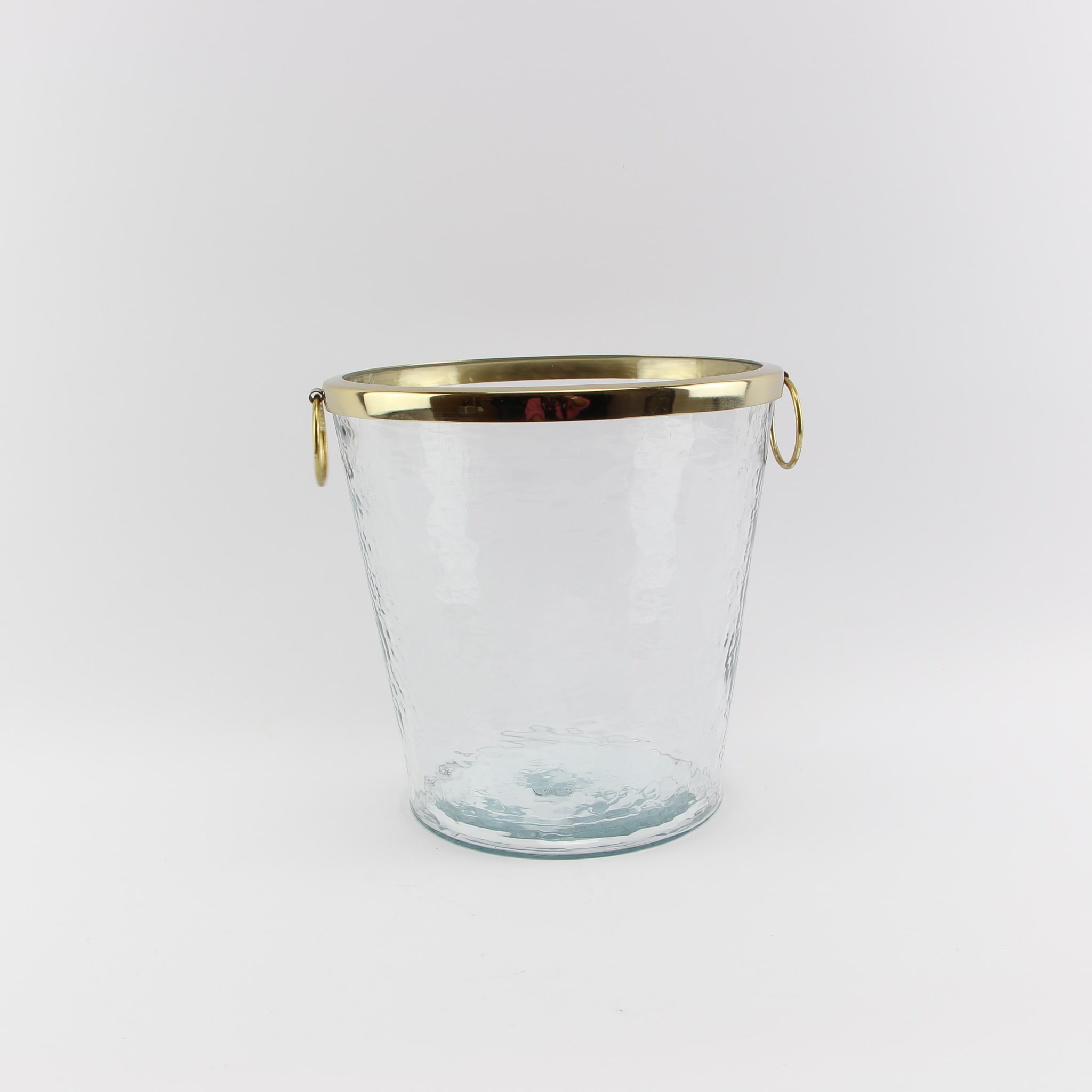 Wijnkoeler gehammerd glas - Loeks nice product foto 526 min - 1026